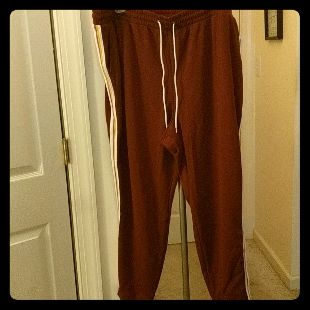 Burgundy Sweat Pants